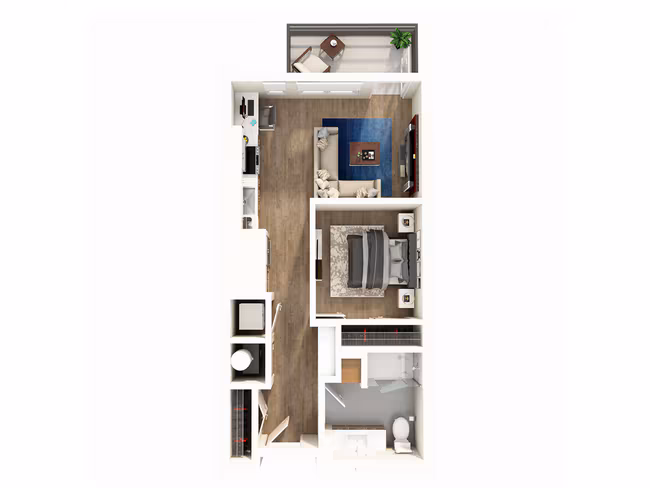 The 1972 II One Rangers Way-705 floor plan